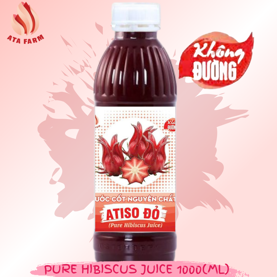 Nước cốt nguyên chất Atiso đỏ 1000(ml)
