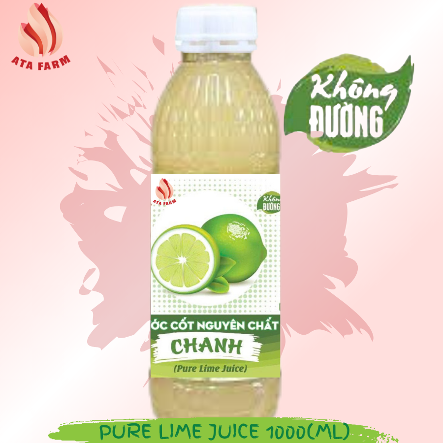 Nước cốt nguyên chất Chanh 1000(ml)