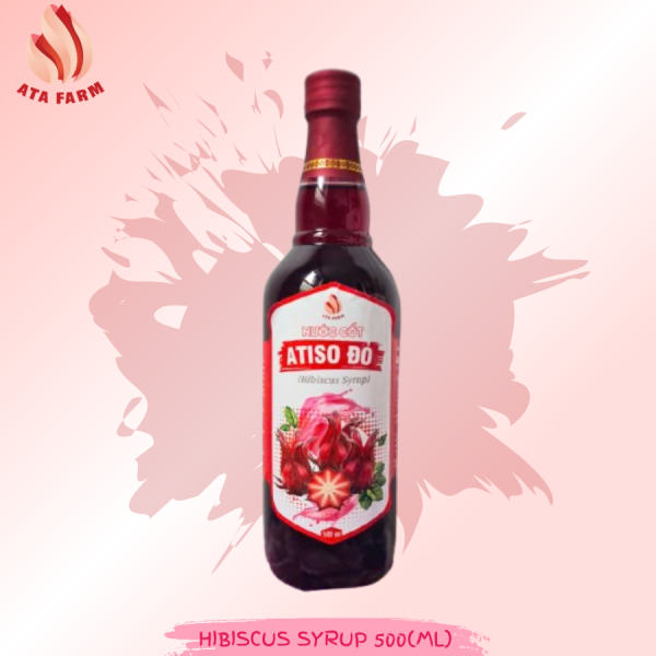 Nước cốt Atiso đỏ 500(ml) [Chai thủy tinh] - Hình ảnh 3