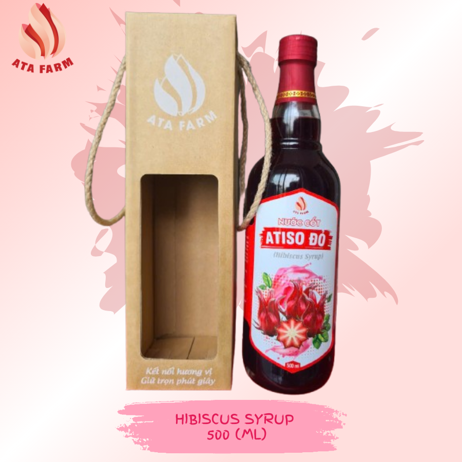 Nước cốt Atiso đỏ 500(ml) [Chai thủy tinh]